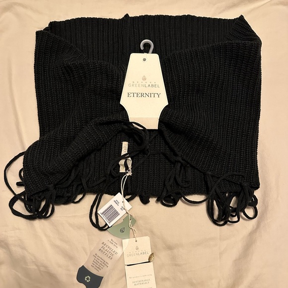 Scarf Quagga Green Label Eternity Scarf Navy BNWT - Picture 3 of 8